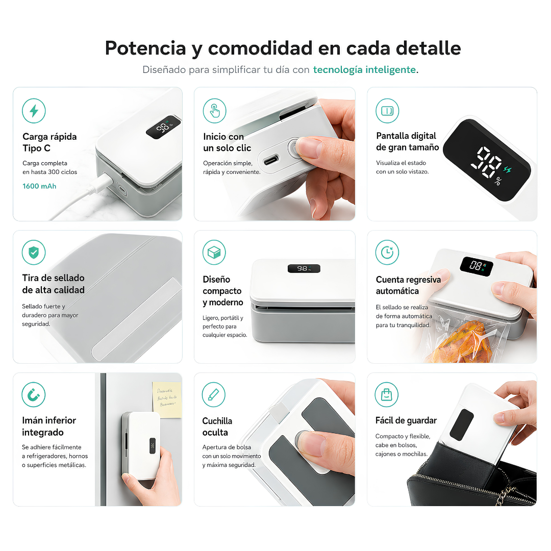 Hermetik · La Selladora que Cuida tu Despensa
